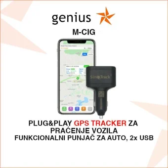 GPS TRACKER ZA PRAĆENJE VOZILA - PUNJAČ ZA AUTO M-CIG