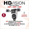 HDVISION BEŽIČNA ROTACIJSKA WIFI KAMERA S 3 LEĆE HDV-VS-CS621