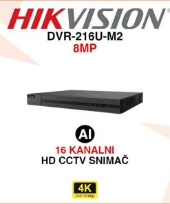 HIKVISION 16 KANALNI 4K DIGITALNI VIDEO SNIMAČ DVR-216U-M2