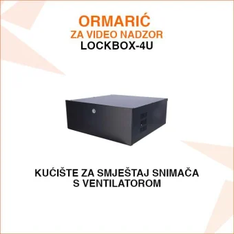 METALNI ORMARIĆ ZA VIDEO SNIMAČ LOCKBOX-4U