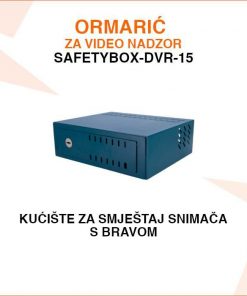 METALNO KUĆIŠTE ZA VIDEO SNIMAČ SA BRAVOM SAFETYBOX-DVR-15