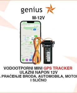 MINI VODOOTPORNI GPS TRACKER ZA PRAĆENJE VOZILA M-12V