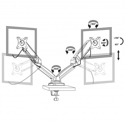 Port nosač 2 monitora do 32’’ Port nosač 2 monitora do 32’’