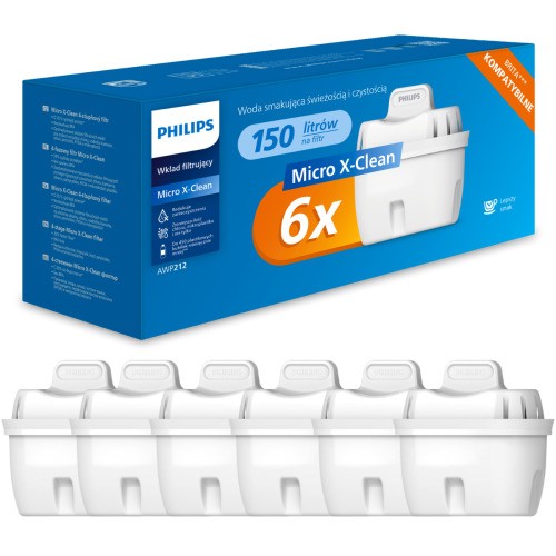Philips Micro X-clean 6pack filtera za vrč AWP2933 Philips Micro X-clean 6pack filtera za vrč AWP2933