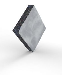 Roof protection pad 110x95x20mm alu coated