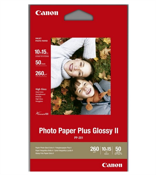 Canon Photo Paper Plus PP201 10x15 - 50L Canon Photo Paper Plus PP201 10x15 - 50L