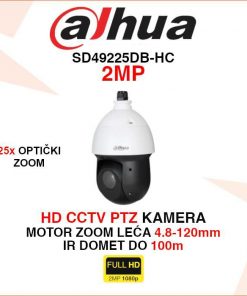 DAHUA 2MP HD CCTV ROTACIJSKA NADZORNA KAMERA SD49225DB-HC