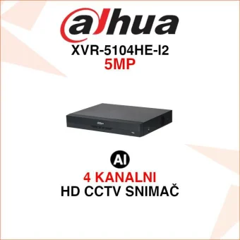 DAHUA 4 KANALNI WIZSENSE 5MP VIDEO SNIMAČ XVR-5104HE-I2