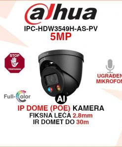 DAHUA IP 5MP WIZSENSE KAMERA S AKTIVNOM OBRANOM IPC-HDW3549H-AS-PV