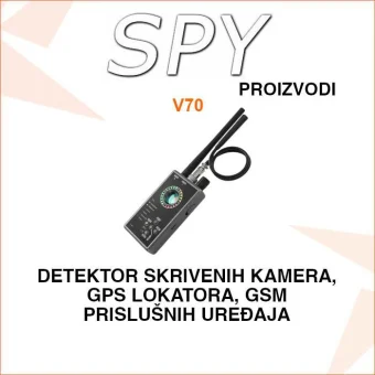 DETEKTOR SKRIVENIH KAMERA, GPS LOKATORA I PRISLUŠNIH UREĐAJA V70