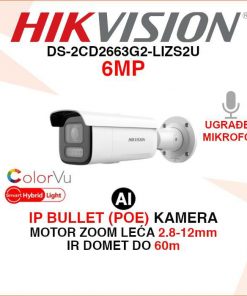 DS-2CD2663G2-LIZS2U HIKVISION 6MP AI SMART HYBRID LIGHT IP KAMERA