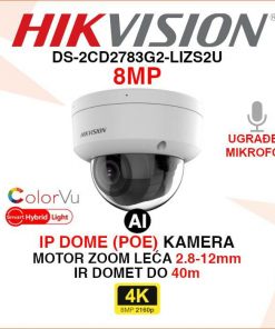 DS-2CD2783G2-LIZS2U HIKVISION 4K ACUSENSE MOTOR ZOOM IP KAMERA
