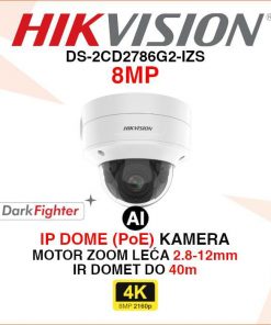 DS-2CD2786G2-IZS HIKVISION 4K ACUSENSE MOTOR ZOOM IP POE KAMERA