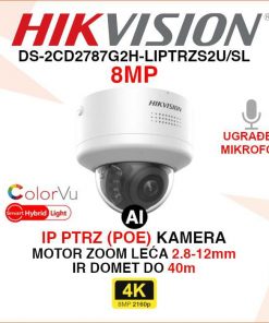 DS-2CD2787G2H-LIPTRZS2U/SL HIKVISION 4K COLORVU PTRZ IP KAMERA