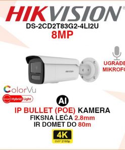 DS-2CD2T83G2-4LI2U 4K ACUSENSE SMART HYBRID LIGHT IP KAMERA