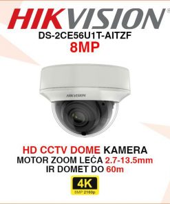 DS-2CE56U1T-AITZF HIKVISION 4K CCTV KAMERA SA MOTOR ZOOM LEĆOM