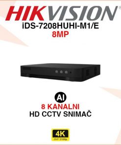 HIKVISION 8 KANALNI 4K ACUSENSE VIDEO SNIMAČ iDS-7208HUHI-M1/E