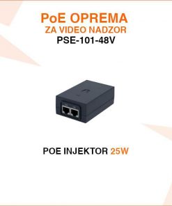 PSE-101-48V POE INJEKTOR ZA VIDEO NADZOR 25W