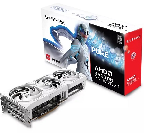 Sapphire Pure RX 9070XT Gaming OC Sapphire Pure RX 9070XT Gaming OC