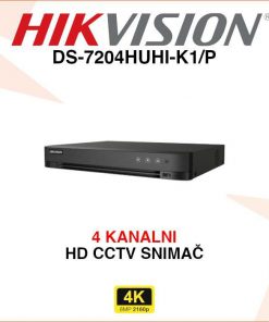 DS-7204HUHI-K1/P HIKVISION 4 KANALNI 5MP VIDEO SNIMAČ