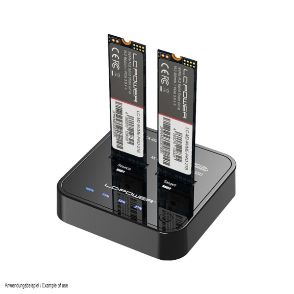 LC-Power dock 2x m.2 NvME v2 LC-Power dock 2x m.2 NvME v2