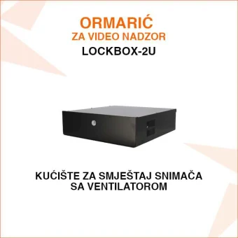 METALNI ORMARIĆ ZA VIDEO SNIMAČ LOCKBOX-2U