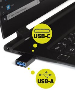 Port adapter USB-C M -> USB-A F