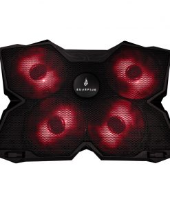 SureFire Bora Gaming podloga za hlađenje prijenosnika do 17", USB, crveni LED