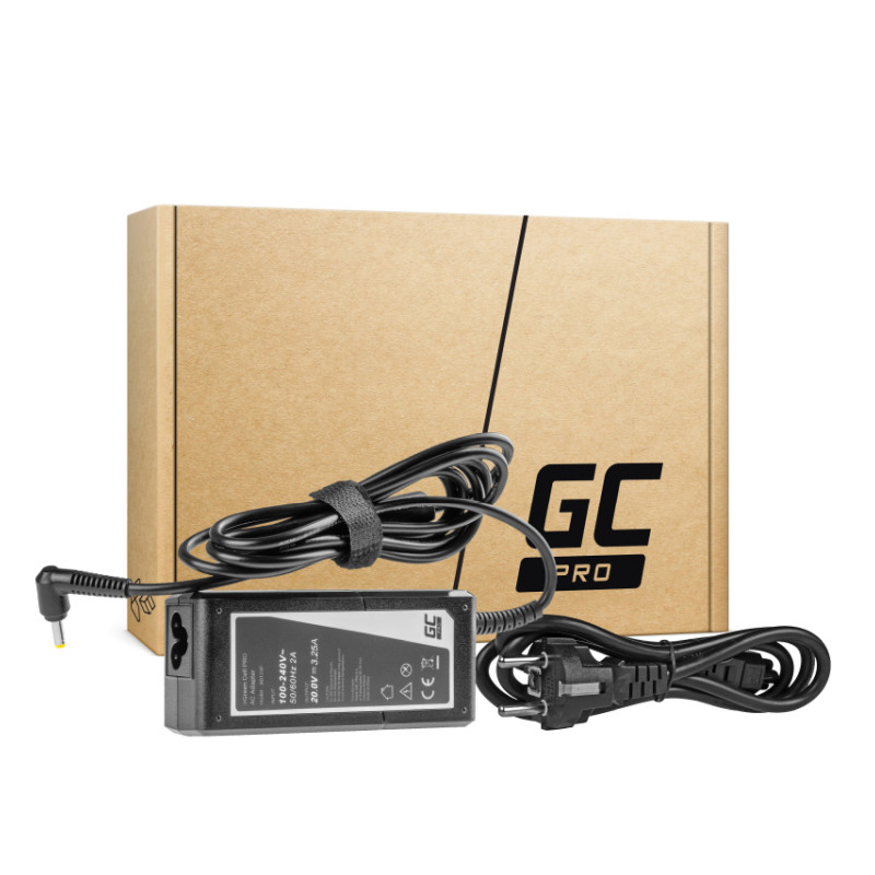 158894-57_45212_01 Green Cell PRO (AD123P) AC adapter 65W/20V 3.25A / 4.0mm-1.7mm, za Lenovo - Slika 1