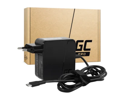 Green Cell (AD134PV2) USB-C 65W punjač sa USB-C kabelom za Apple MacBook Pro 13, Asus ZenBook, HP Spectre, Lenovo ThinkPad