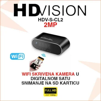 HDVISION WIFI SKRIVENA KAMERA U DIGITALNOM SATU HDV-S-CL2