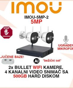 IMOU BEŽIČNI WIFI SET SA 2 KAMERE 5MP REZOLUCIJE IMOU-5MP-2