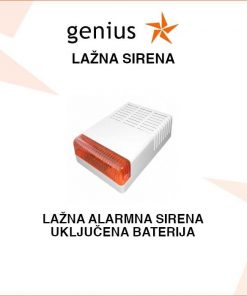 LAŽNA ALARMNA SIRENA SA BATERIJOM