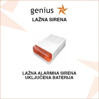 LAŽNA ALARMNA SIRENA SA BATERIJOM
