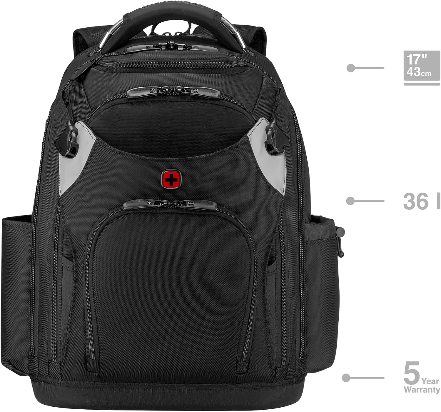 196976-57_653722_1 Wenger ruksak Tool Backpack Pro, sa pretincom za alat i prijenosnik do 17", crni - Slika 1