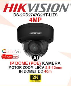 DS-2CD2747G2HT-LIZS HIKVISION 4MP SMART HYBRID LIGHT IP KAMERA