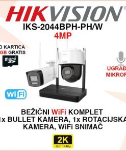 IKS-2044BPH-PH/W HIKVISION 4MP BEŽIČNI WIFI SET SA 2 KAMERE