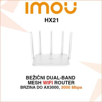 IMOU HX21 BEŽIČNI DUAL-BAND AX3000 WIFI MESH ROUTER