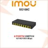 IMOU SG108C 8 PORTNI GIGABITNI PREKLOPNIK