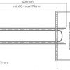 Manhattan TV nosač zidni 60"-120" do 120kg
