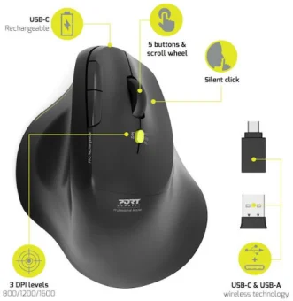 Port miš ERGO SOFT BT+WL