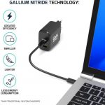 Port zidni punjač GaN 65W USB-C/USB-A