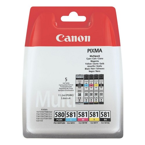 Canon multipack PGI-580 + CLI-581 C M Y BK Canon multipack PGI-580 + CLI-581 C M Y BK