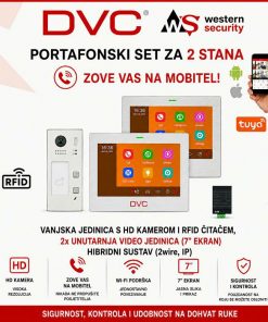 DVC HYBRID PORTAFON SET ZA 2 STANA S WIFI VIDEO JEDINICOM