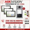 HIKVISION SET PORTAFONA ZA 3 STANA S VIDEO JEDINICOM HIK-PORTAFON3-SET