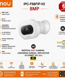 IMOU KNIGHT 4K WiFi AI KAMERA S AKTIVNOM OBRANOM IPC-F88FIP-V2