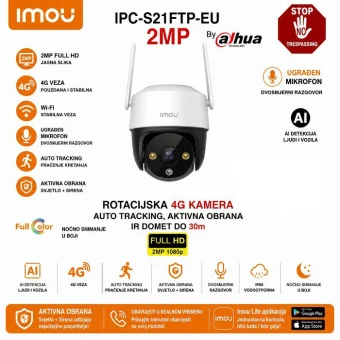 IPC-S21FTP-EU IMOU CRUISER 4G ROTACIJSKA KAMERA SA AKTIVNOM OBRANOM