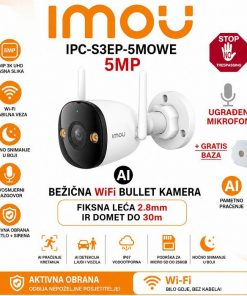 IPC-S3EP-5M0WE IMOU BULLET 3 5MP WiFI KAMERA S AKTIVNOM OBRANOM