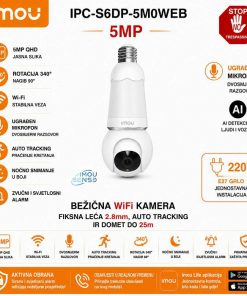 IPC-S6DP-5M0WEB IMOU ROTACIJSKA WIFI KAMERA 5MP S AI FUNKCIJAMA