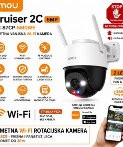 IPC-S7CP-5M0WE 5MP IMOU CRUISER PTZ WIFI KAMERA SA AI DETEKCIJOM